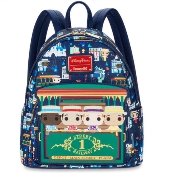 Disney Parks '22 Dapper Dans Main St. USA Backpack Bag by Loungefly - Picture 1 of 4